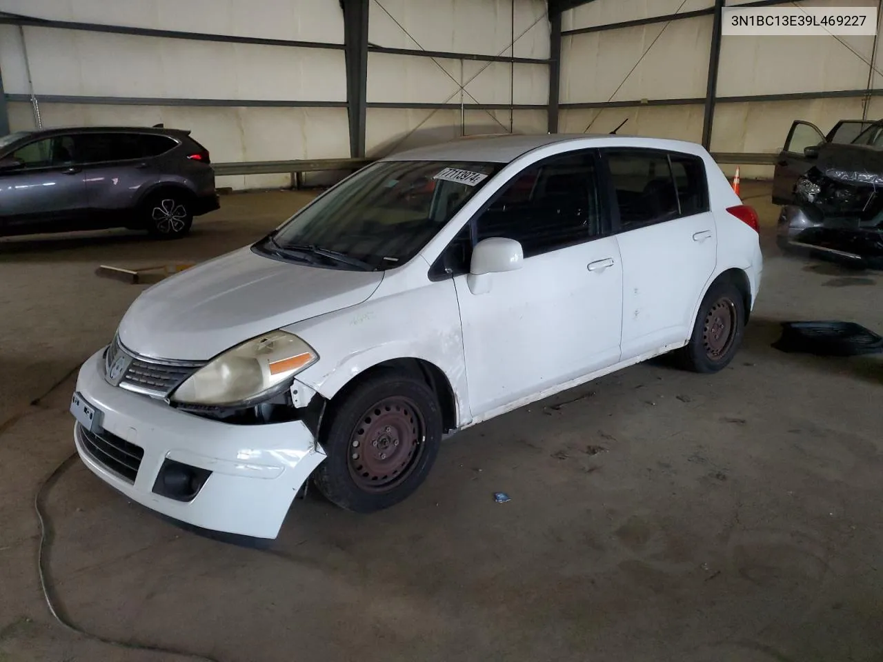 2009 Nissan Versa S VIN: 3N1BC13E39L469227 Lot: 77113974