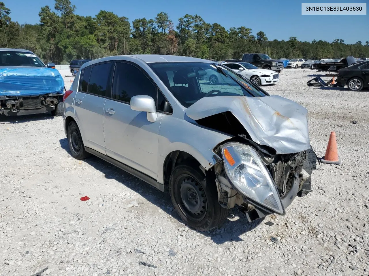 2009 Nissan Versa S VIN: 3N1BC13E89L403630 Lot: 77750434