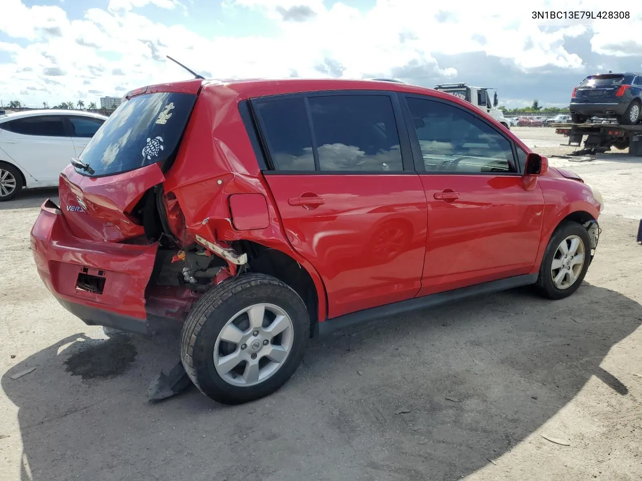 2009 Nissan Versa S VIN: 3N1BC13E79L428308 Lot: 77779834