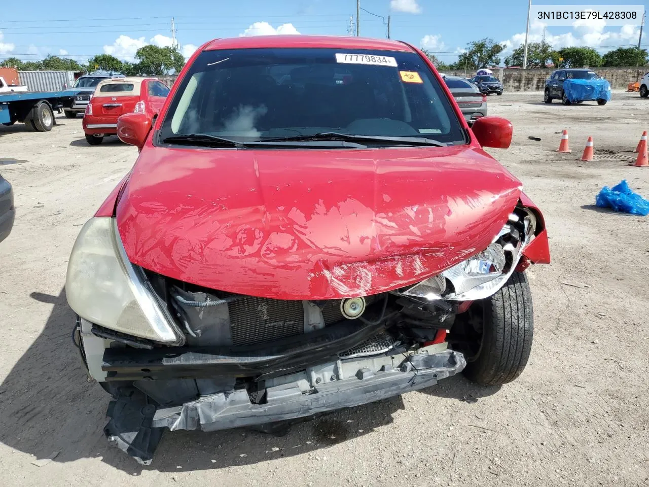 2009 Nissan Versa S VIN: 3N1BC13E79L428308 Lot: 77779834