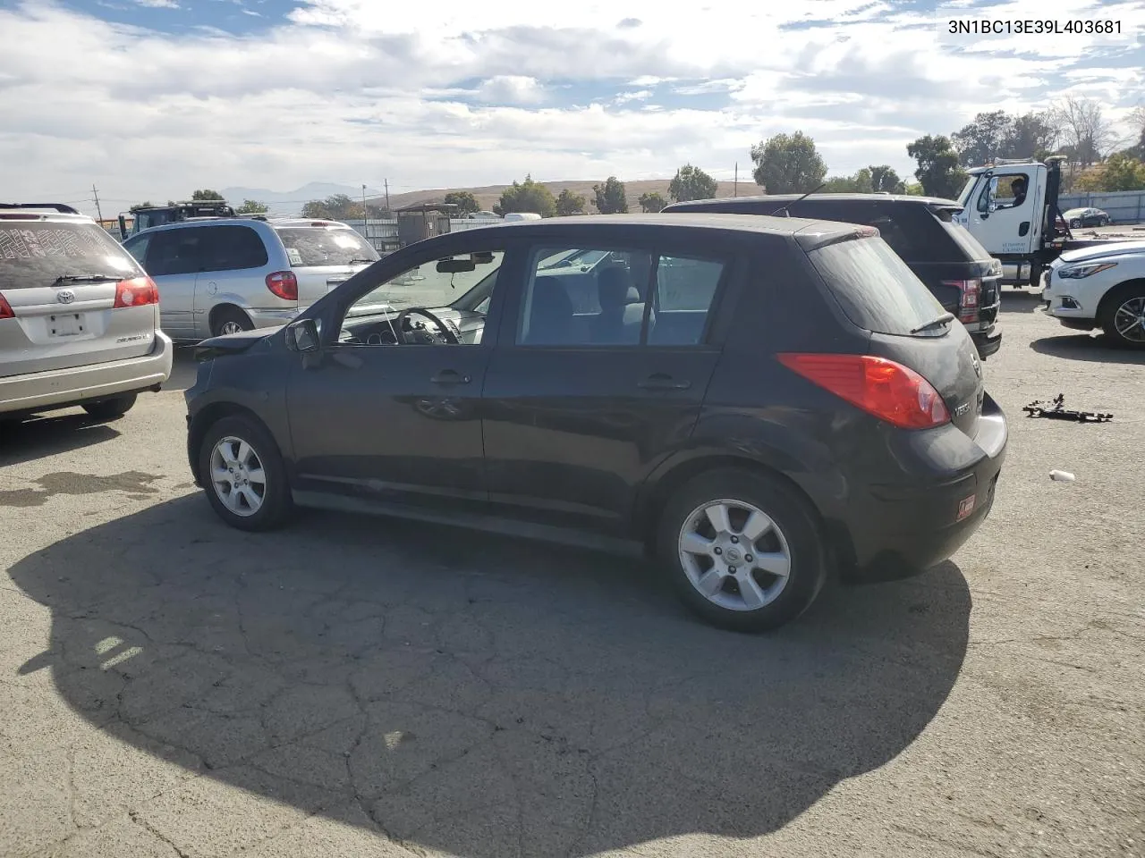 2009 Nissan Versa S VIN: 3N1BC13E39L403681 Lot: 77805174