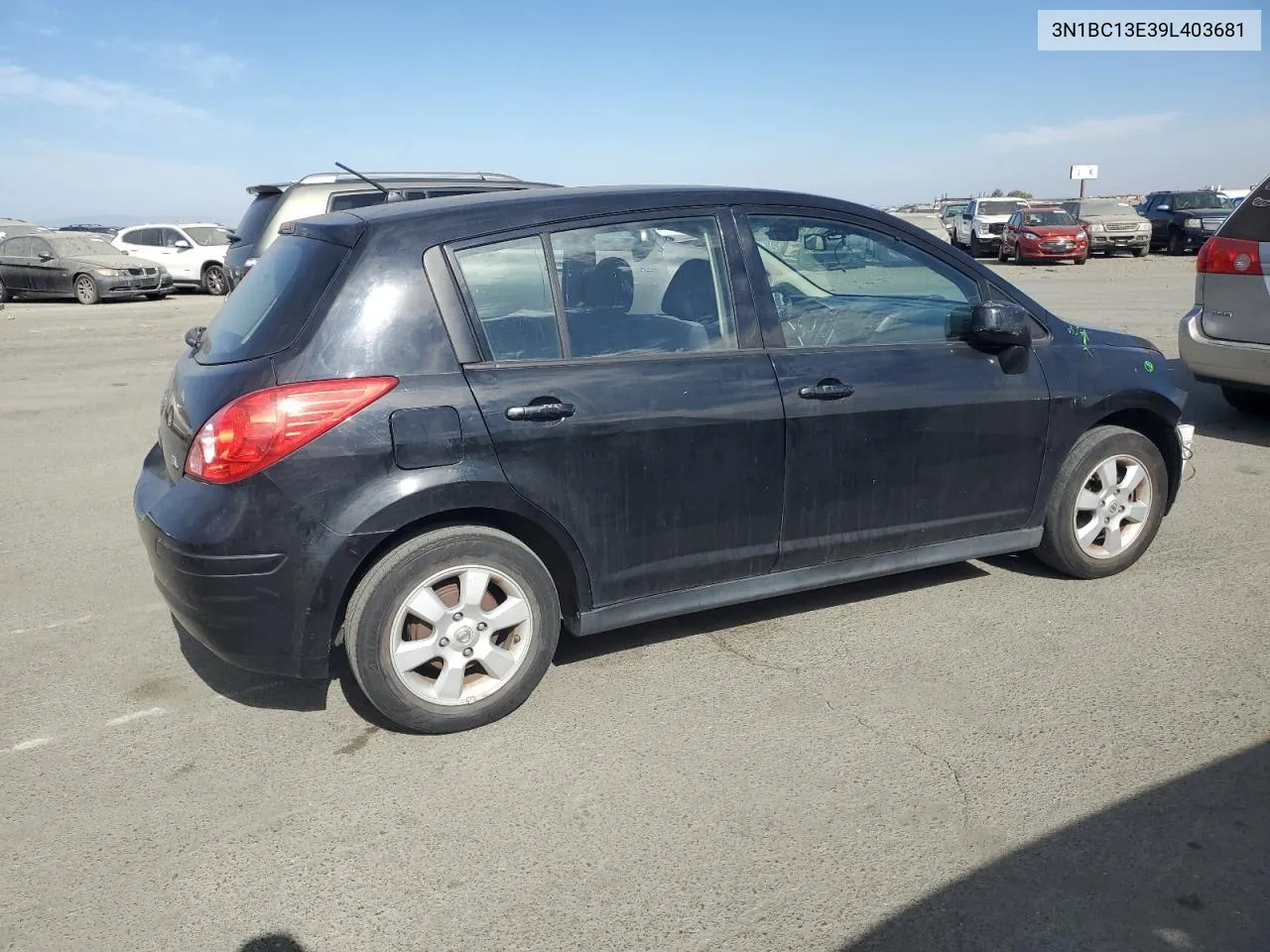 2009 Nissan Versa S VIN: 3N1BC13E39L403681 Lot: 77805174