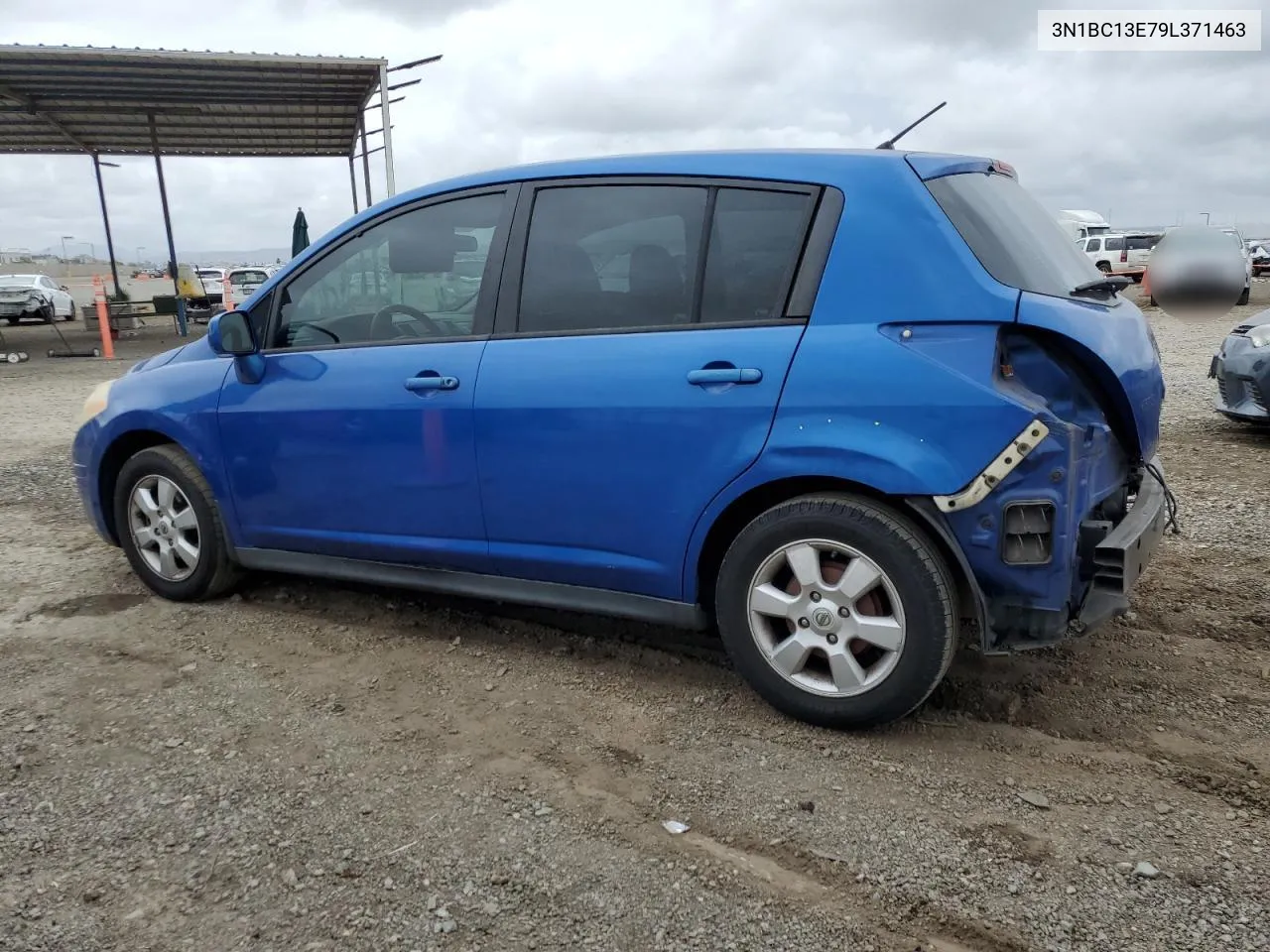 2009 Nissan Versa S VIN: 3N1BC13E79L371463 Lot: 77842864