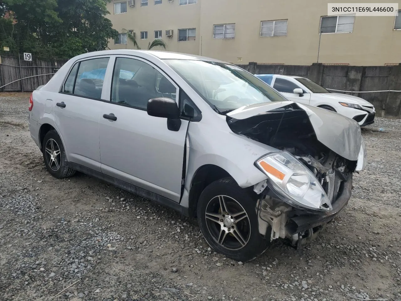 2009 Nissan Versa S VIN: 3N1CC11E69L446600 Lot: 77987974