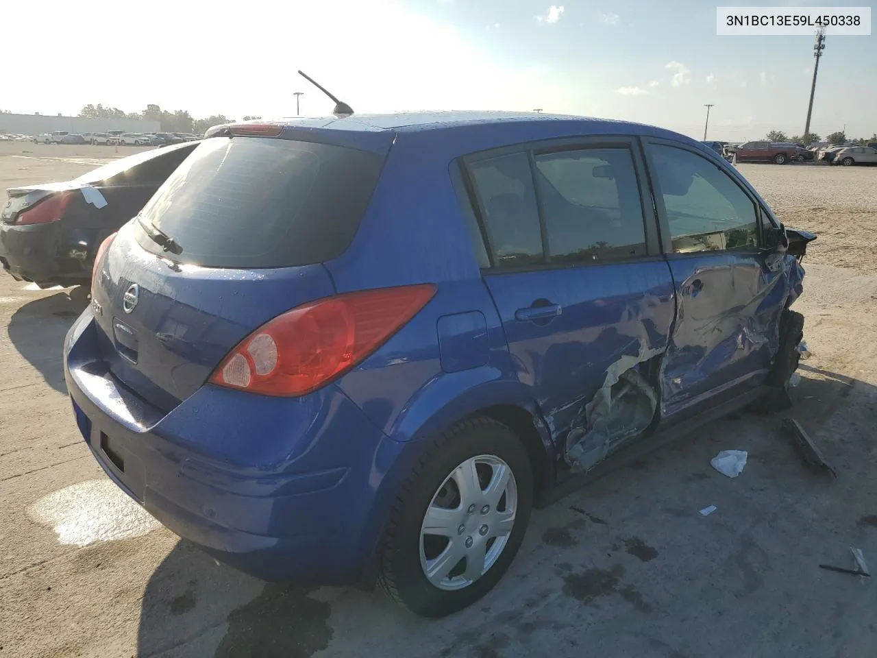 2009 Nissan Versa S VIN: 3N1BC13E59L450338 Lot: 78234634