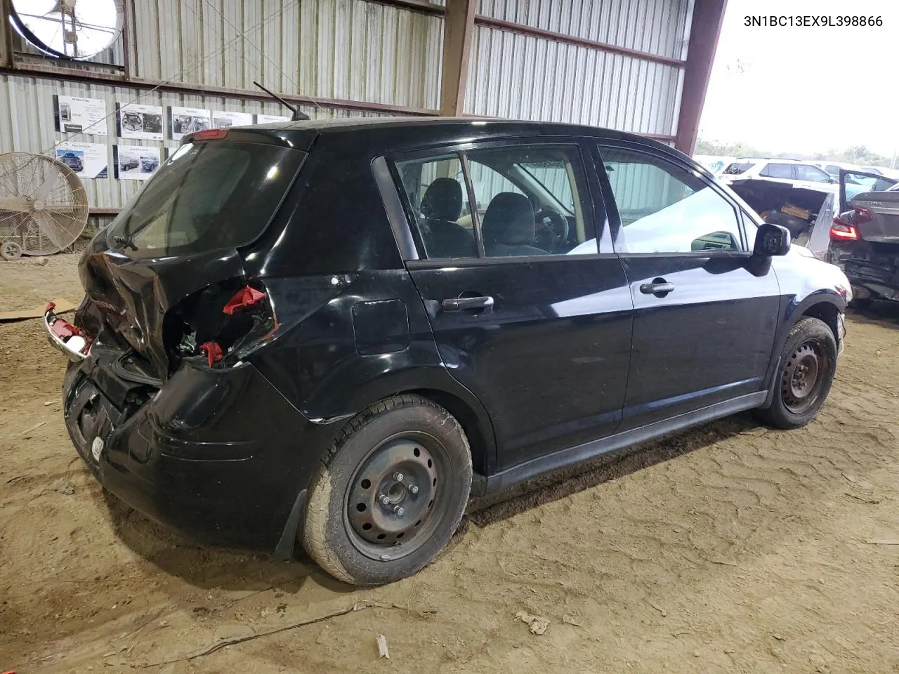 2009 Nissan Versa S VIN: 3N1BC13EX9L398866 Lot: 78645884