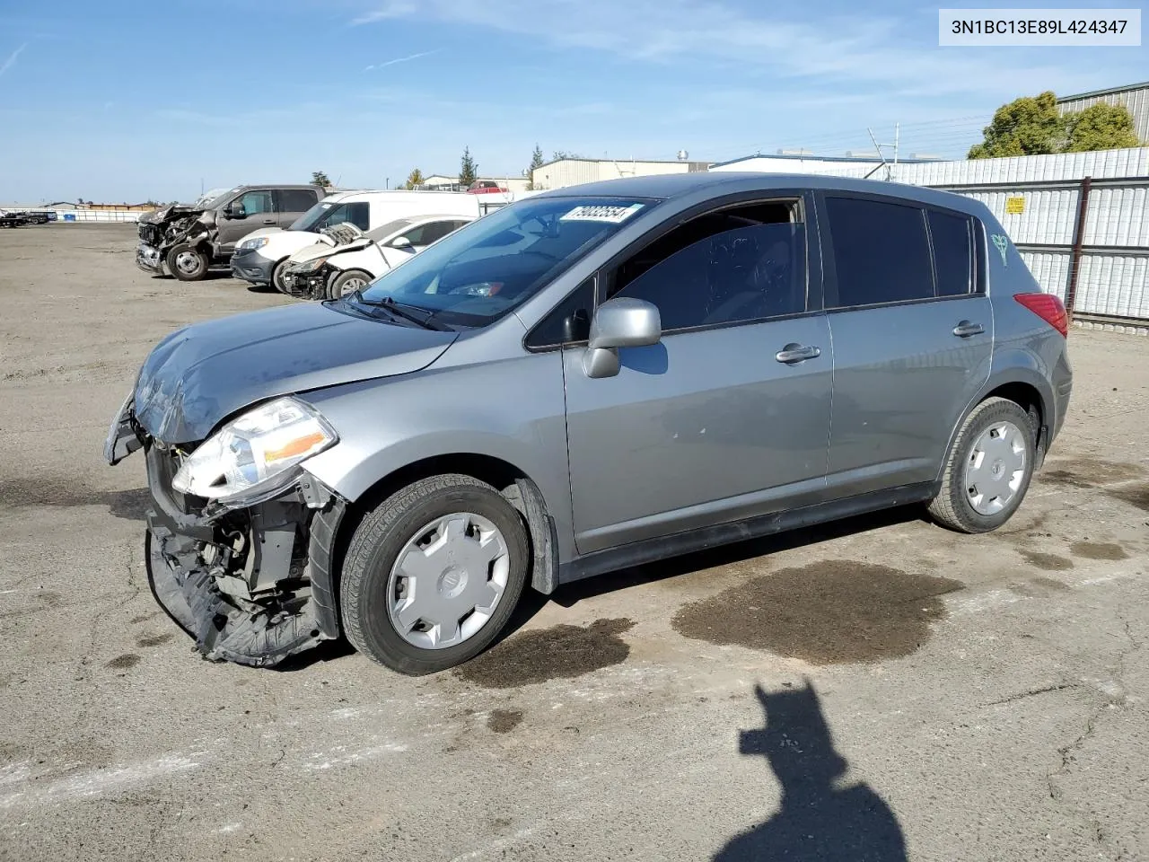 2009 Nissan Versa S VIN: 3N1BC13E89L424347 Lot: 79032554