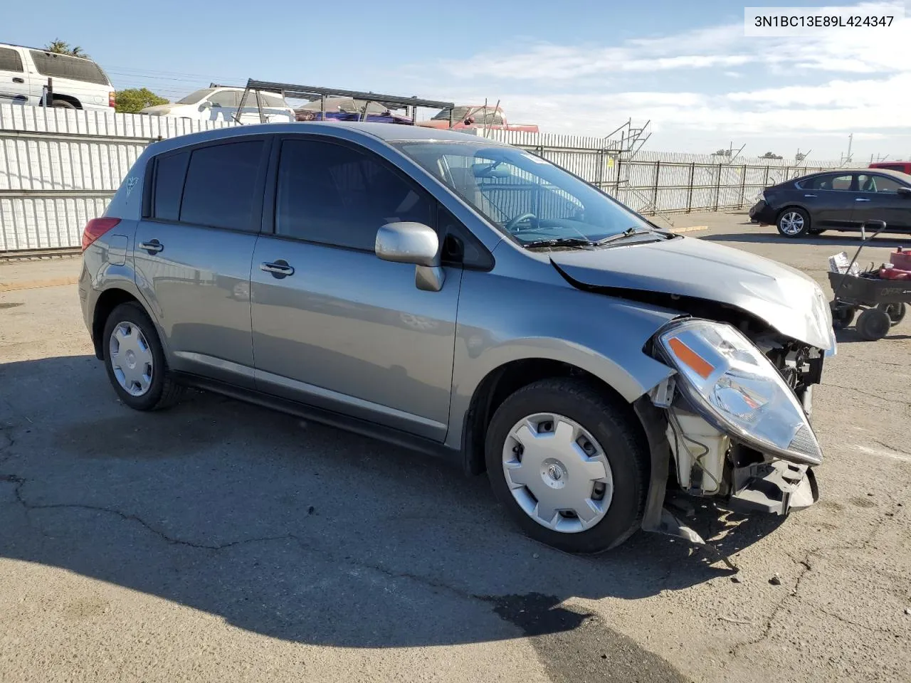 2009 Nissan Versa S VIN: 3N1BC13E89L424347 Lot: 79032554