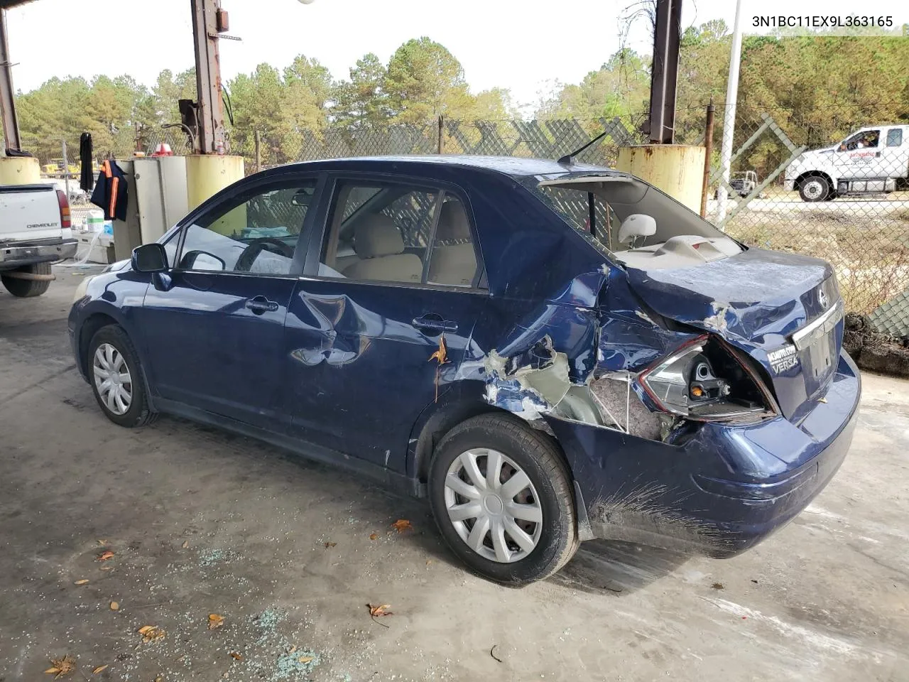 2009 Nissan Versa S VIN: 3N1BC11EX9L363165 Lot: 79163434