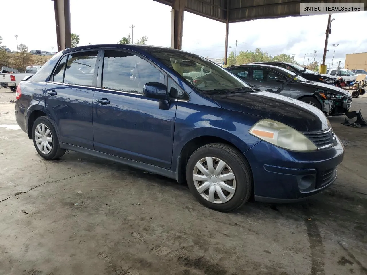 2009 Nissan Versa S VIN: 3N1BC11EX9L363165 Lot: 79163434