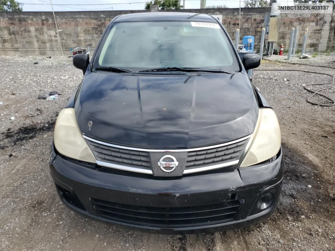 2009 Nissan Versa S VIN: 3N1BC13E29L403137 Lot: 79599904