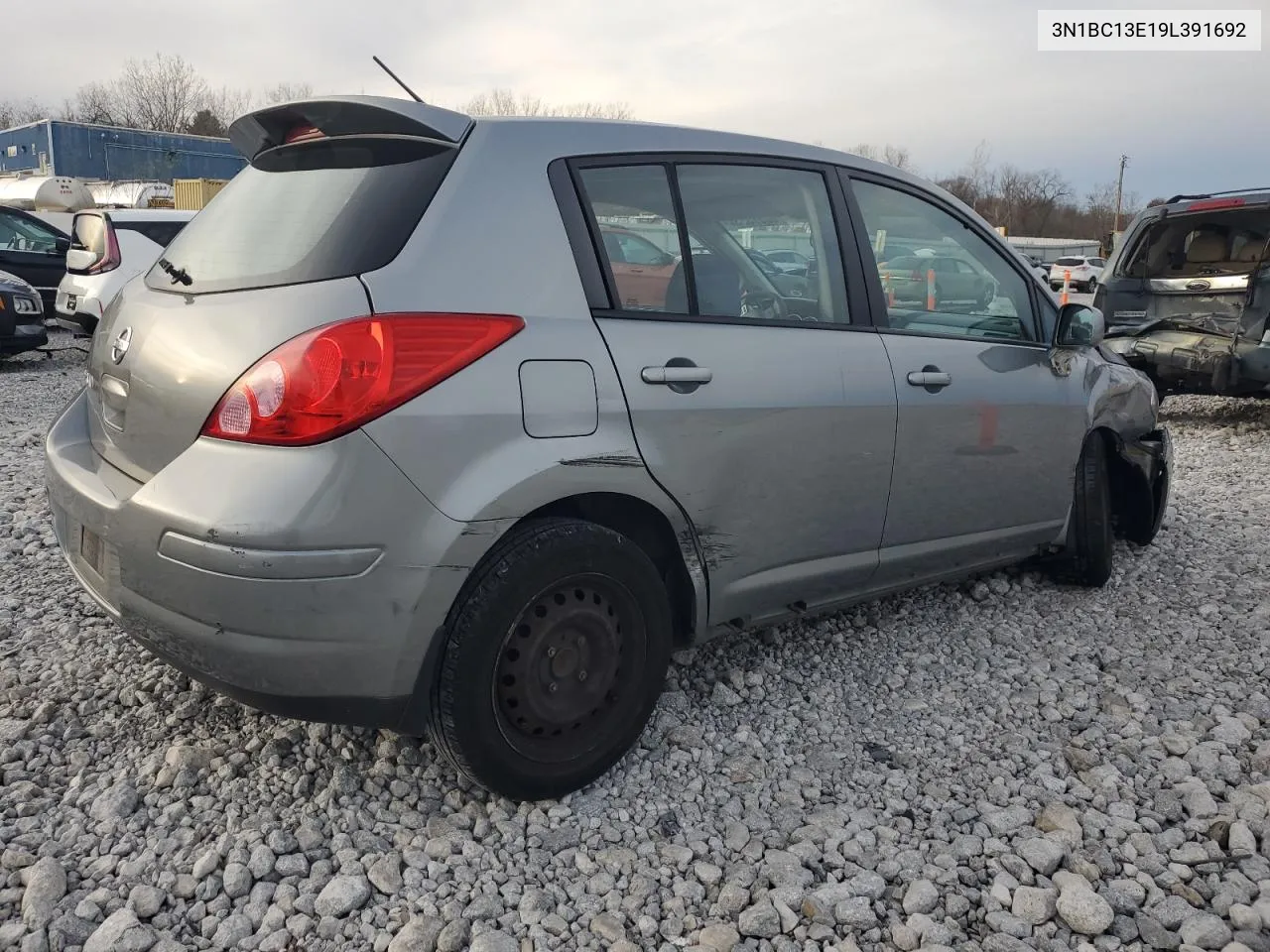 2009 Nissan Versa S VIN: 3N1BC13E19L391692 Lot: 80575534