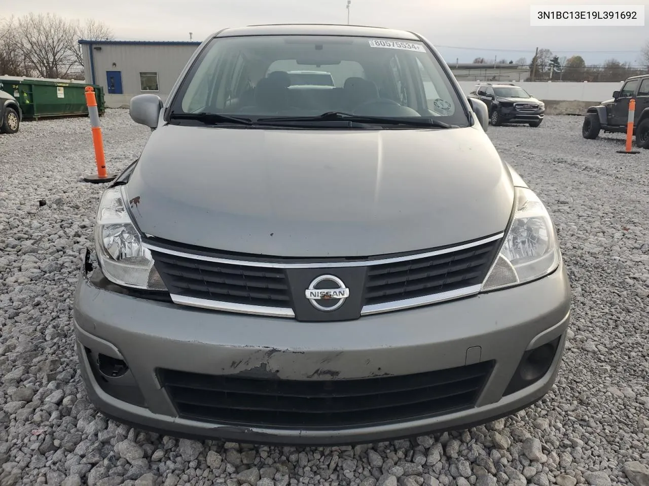 2009 Nissan Versa S VIN: 3N1BC13E19L391692 Lot: 80575534