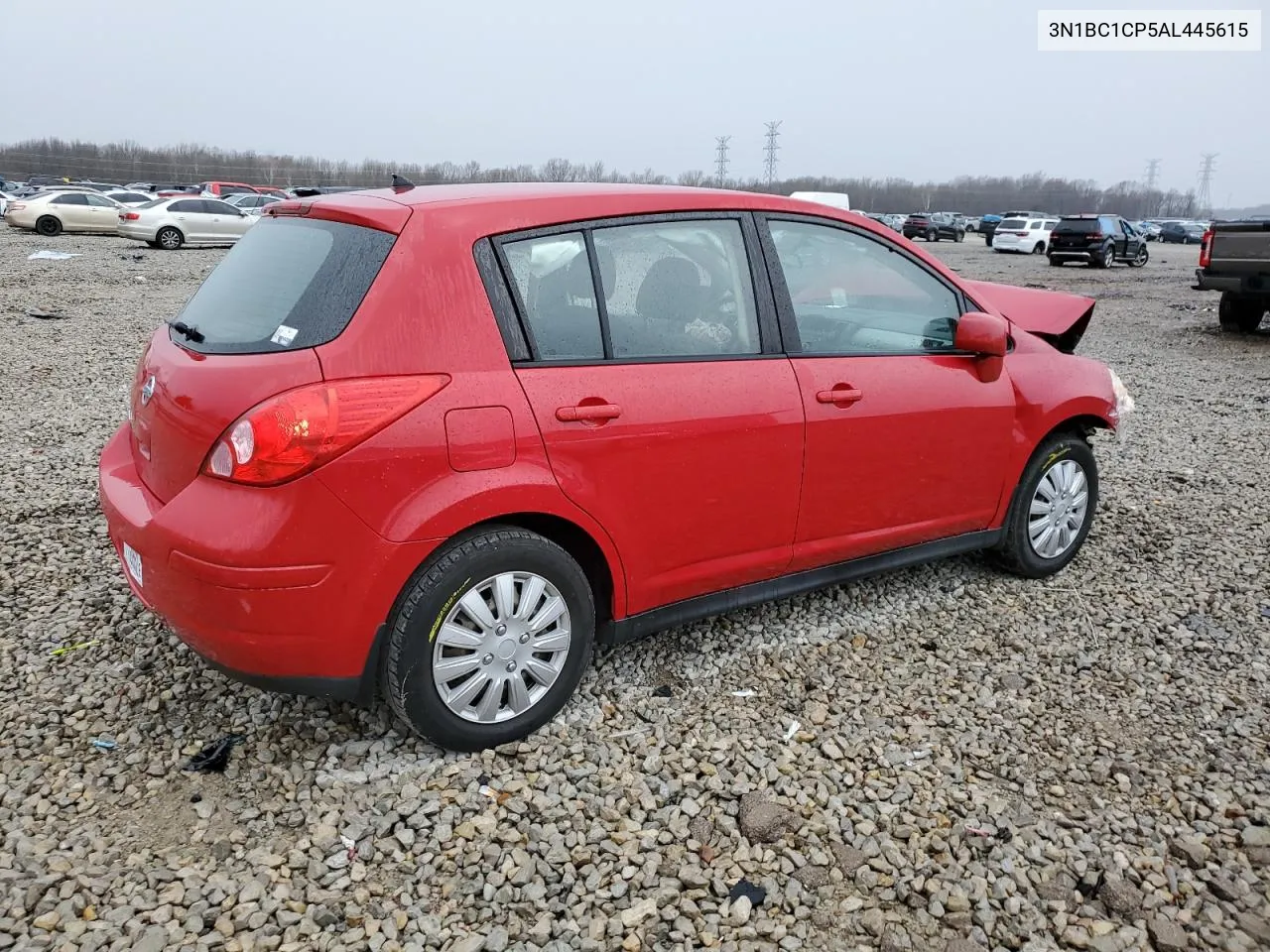 2010 Nissan Versa S VIN: 3N1BC1CP5AL445615 Lot: 55600594