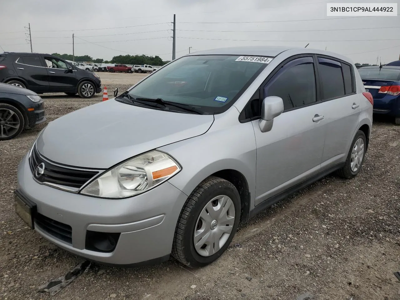 2010 Nissan Versa S VIN: 3N1BC1CP9AL444922 Lot: 55751984