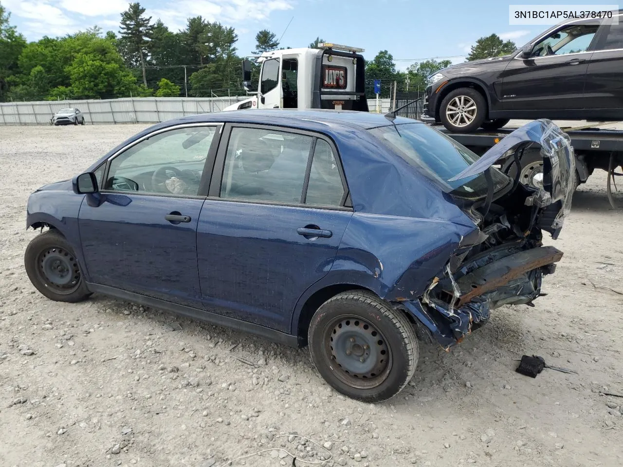 2010 Nissan Versa S VIN: 3N1BC1AP5AL378470 Lot: 57322324