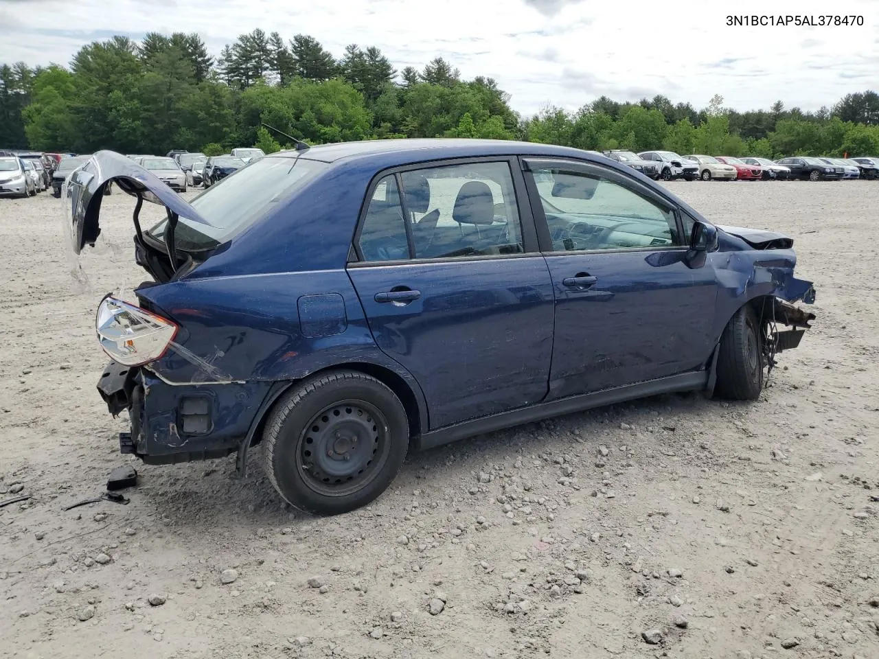 2010 Nissan Versa S VIN: 3N1BC1AP5AL378470 Lot: 57322324