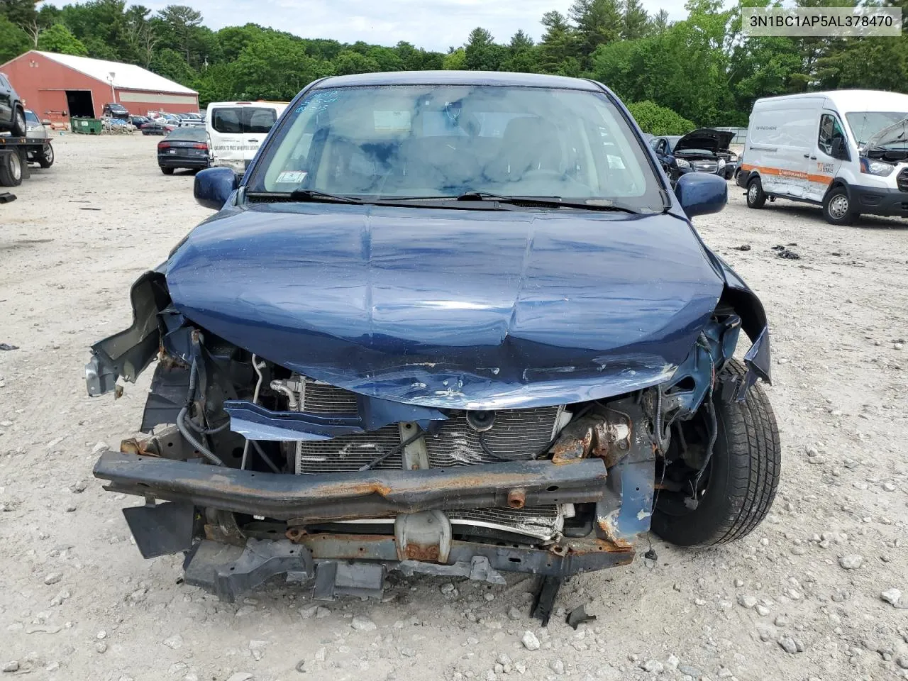 2010 Nissan Versa S VIN: 3N1BC1AP5AL378470 Lot: 57322324