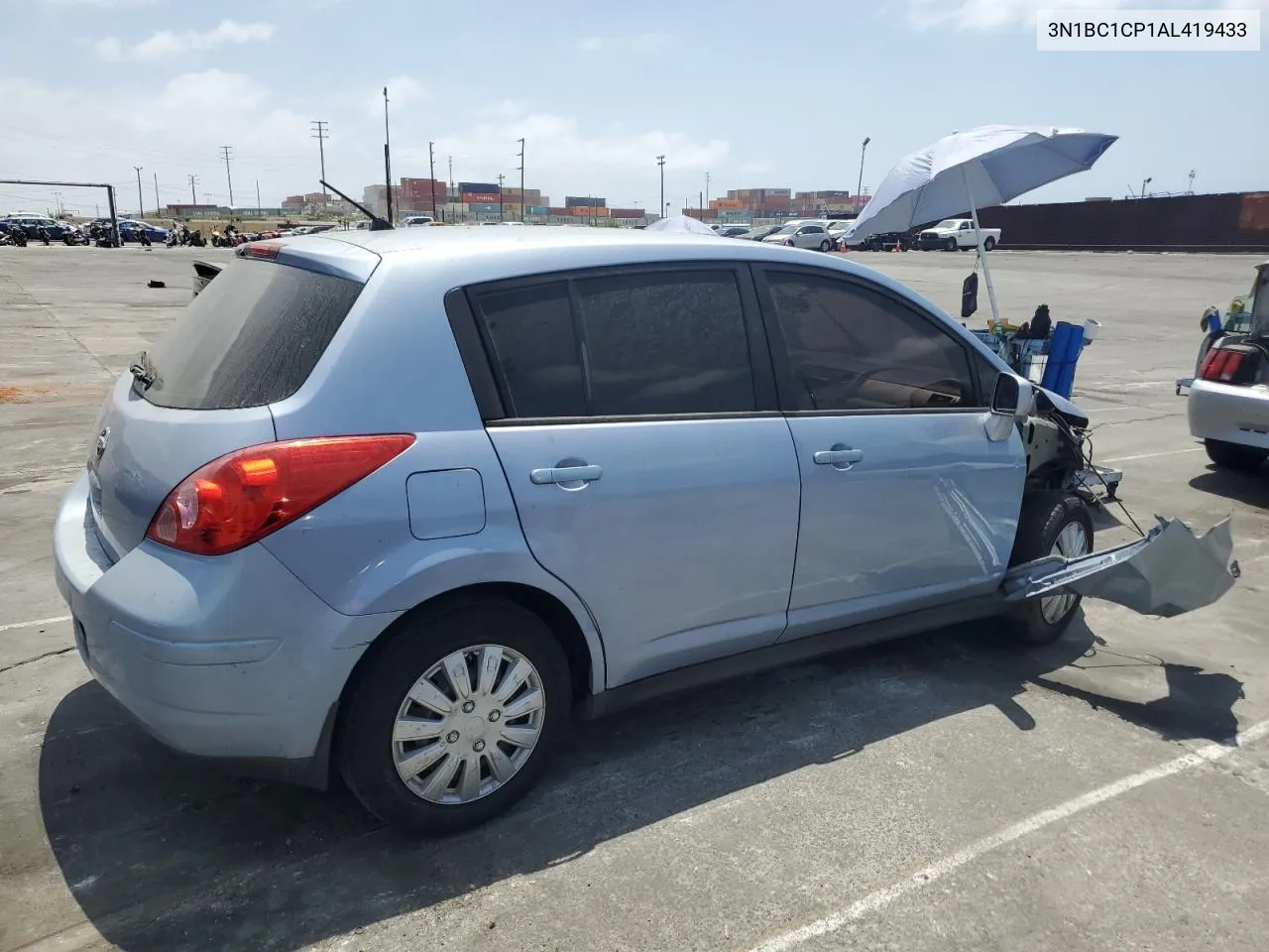 2010 Nissan Versa S VIN: 3N1BC1CP1AL419433 Lot: 59362004