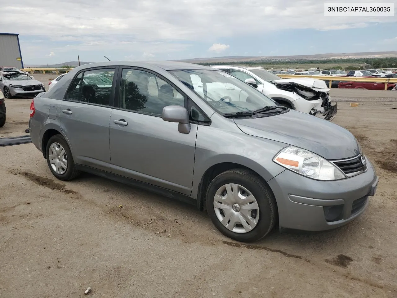 2010 Nissan Versa S VIN: 3N1BC1AP7AL360035 Lot: 60087214