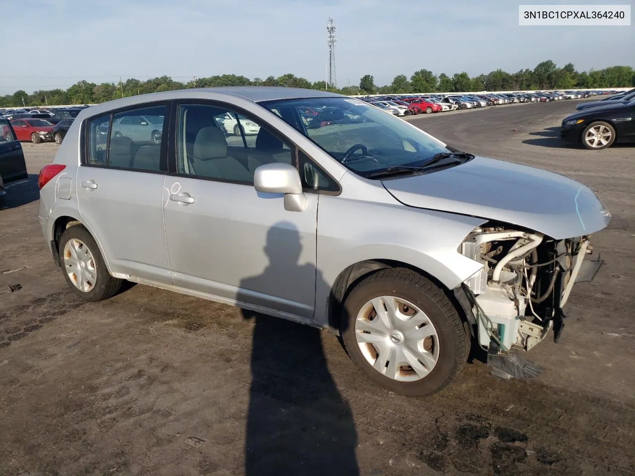 2010 Nissan Versa S VIN: 3N1BC1CPXAL364240 Lot: 61069484