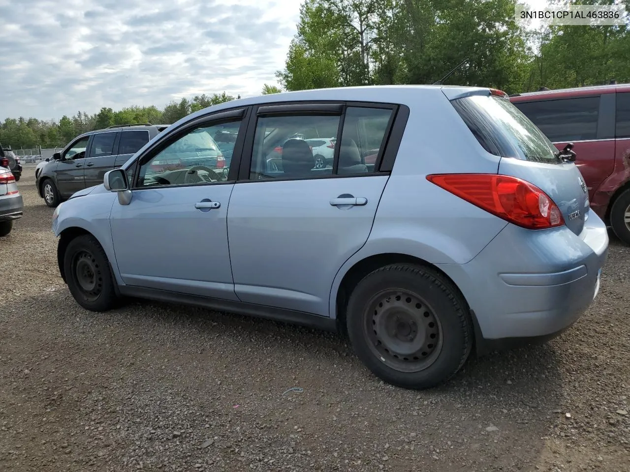 2010 Nissan Versa S VIN: 3N1BC1CP1AL463836 Lot: 61435254