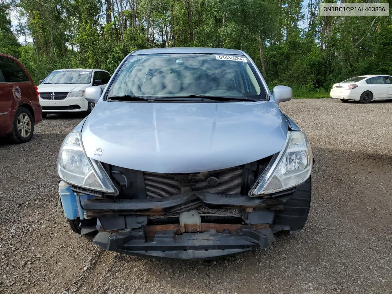 2010 Nissan Versa S VIN: 3N1BC1CP1AL463836 Lot: 61435254