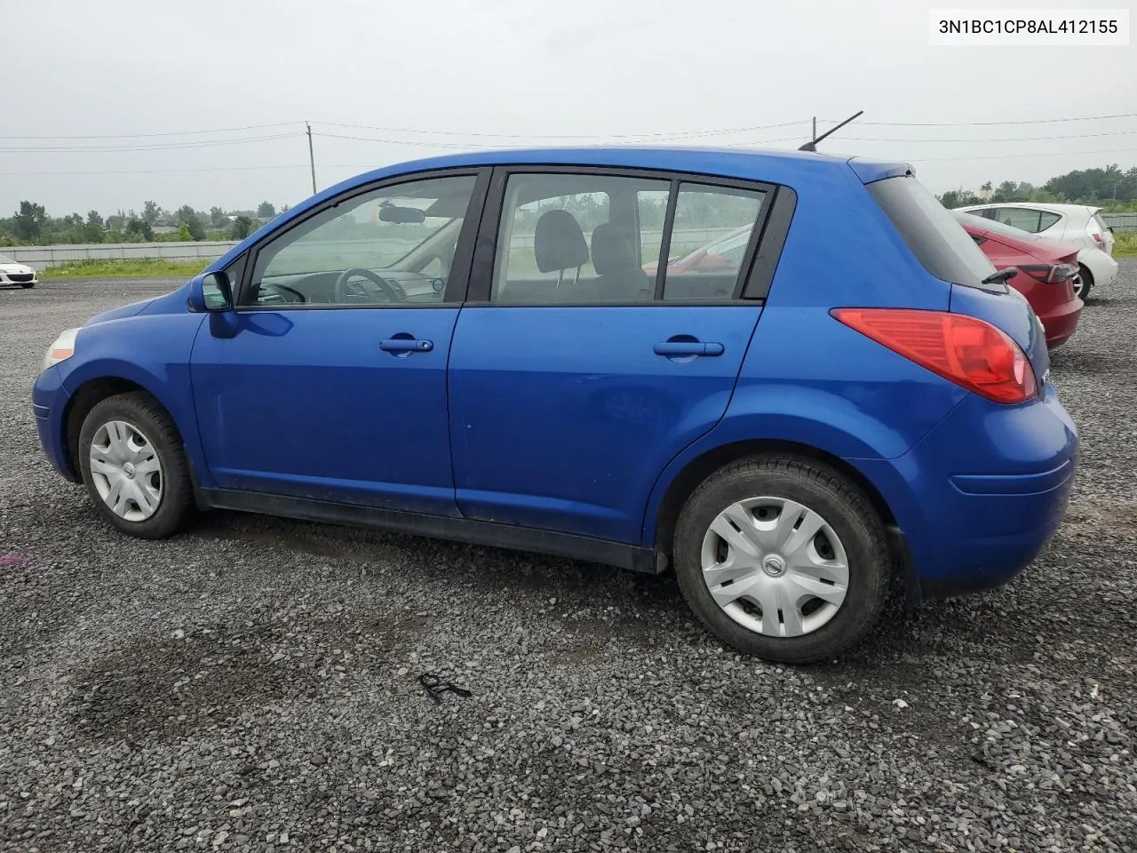 2010 Nissan Versa S VIN: 3N1BC1CP8AL412155 Lot: 62121554