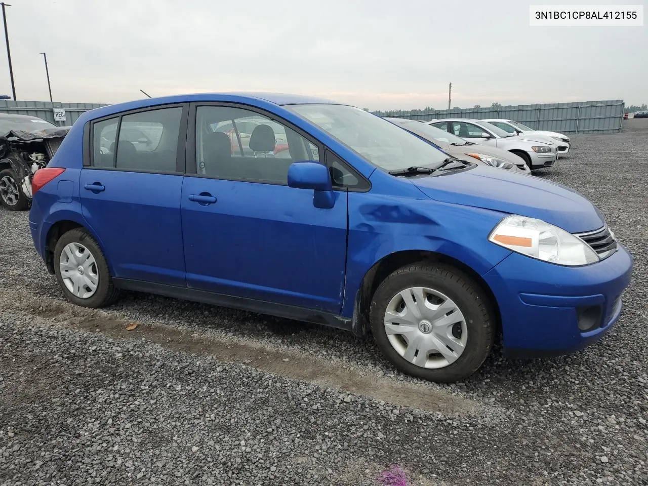 2010 Nissan Versa S VIN: 3N1BC1CP8AL412155 Lot: 62121554