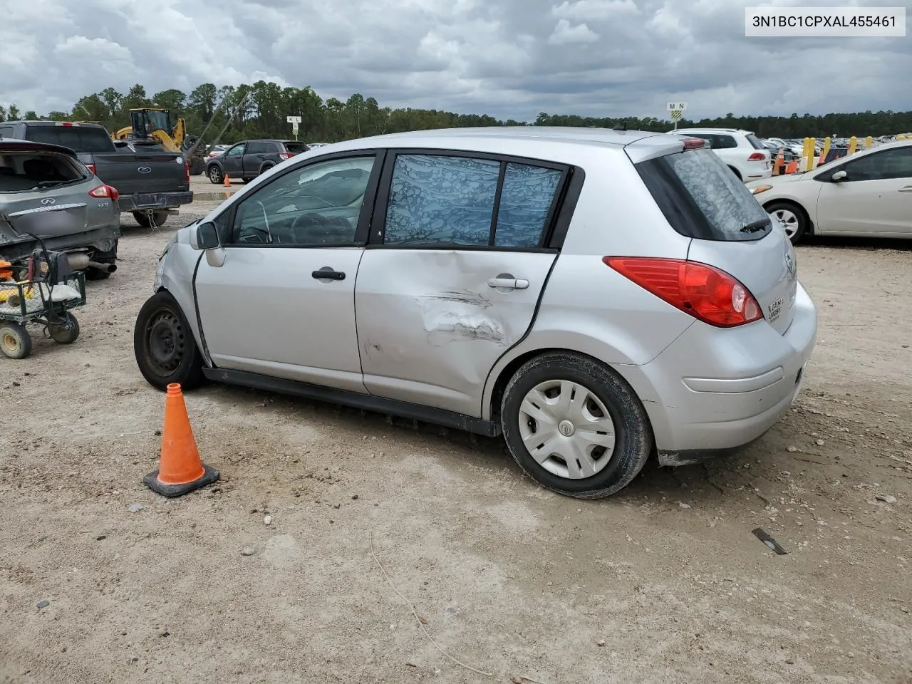 2010 Nissan Versa S VIN: 3N1BC1CPXAL455461 Lot: 64413144