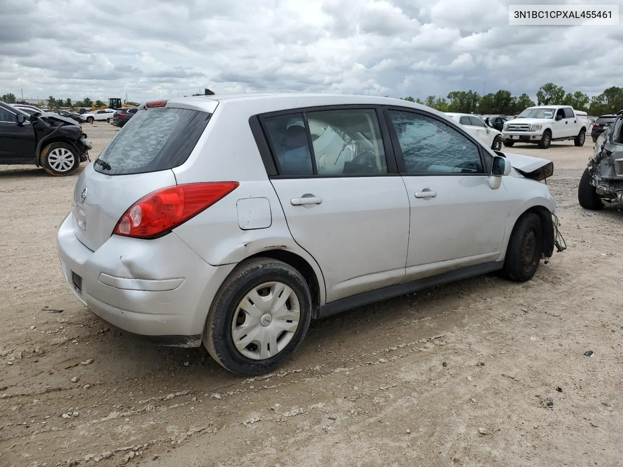 2010 Nissan Versa S VIN: 3N1BC1CPXAL455461 Lot: 64413144