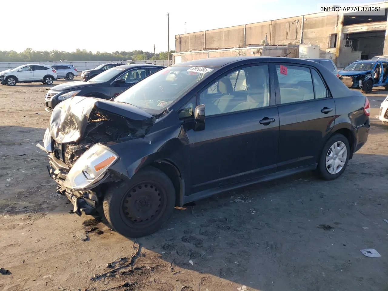 2010 Nissan Versa S VIN: 3N1BC1AP7AL378051 Lot: 65656384