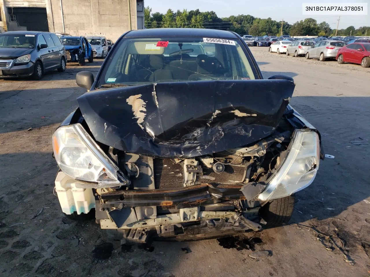 2010 Nissan Versa S VIN: 3N1BC1AP7AL378051 Lot: 65656384