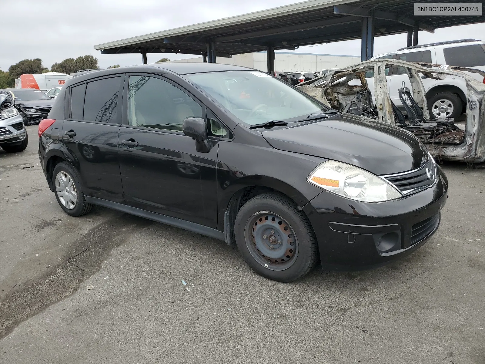 2010 Nissan Versa S VIN: 3N1BC1CP2AL400745 Lot: 66147294