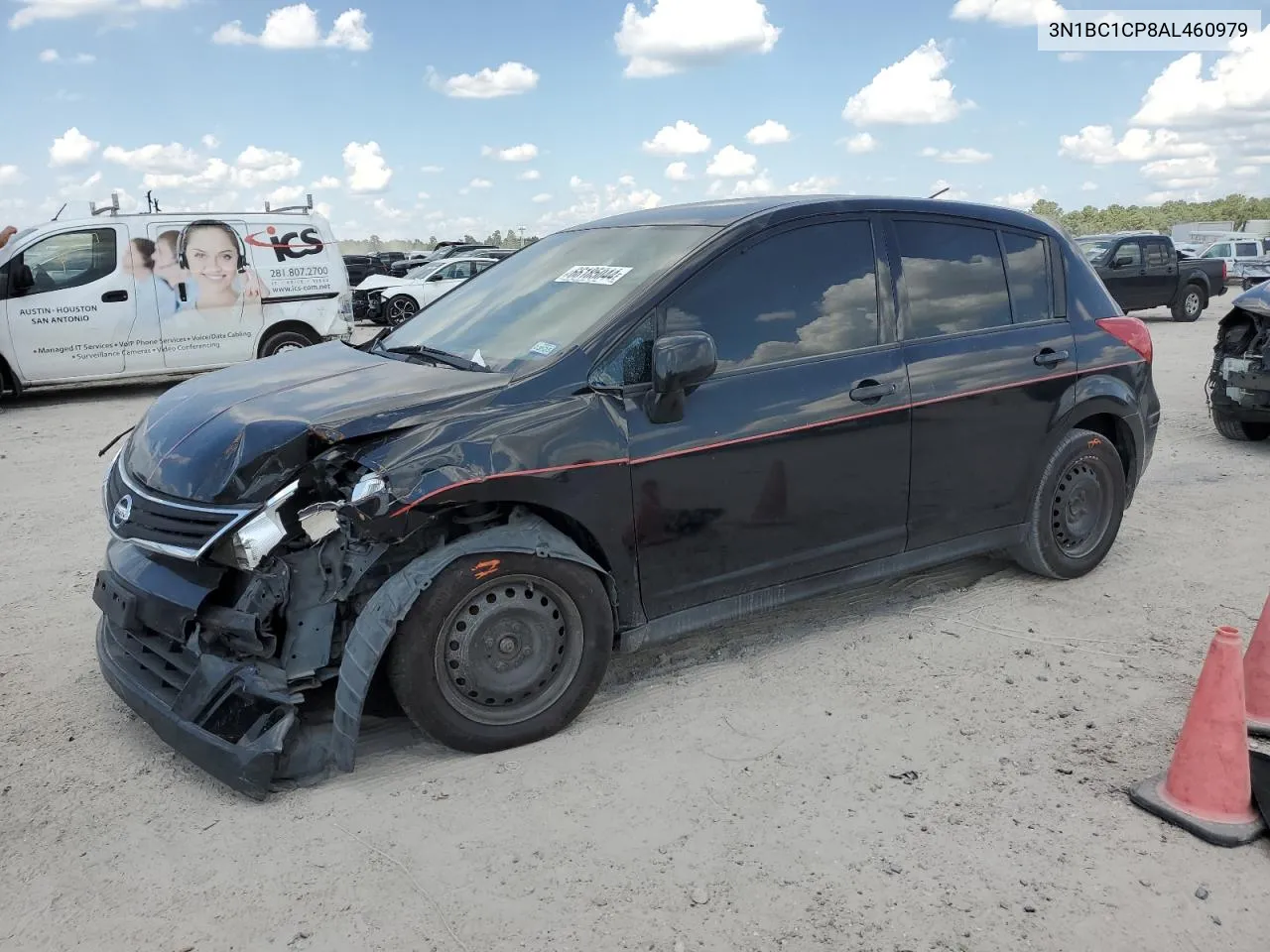 2010 Nissan Versa S VIN: 3N1BC1CP8AL460979 Lot: 66185044