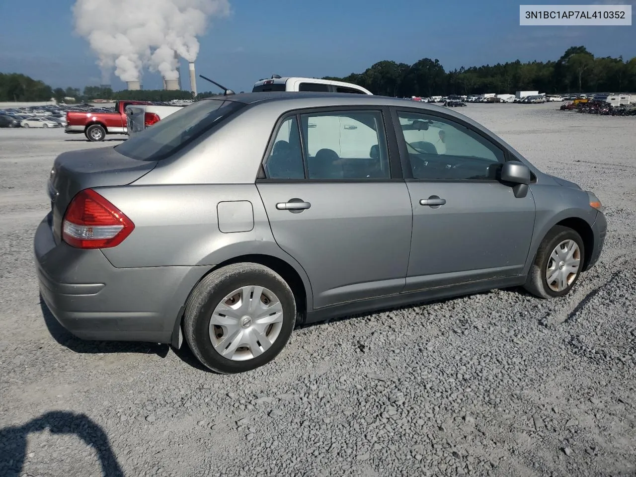 2010 Nissan Versa S VIN: 3N1BC1AP7AL410352 Lot: 67427354