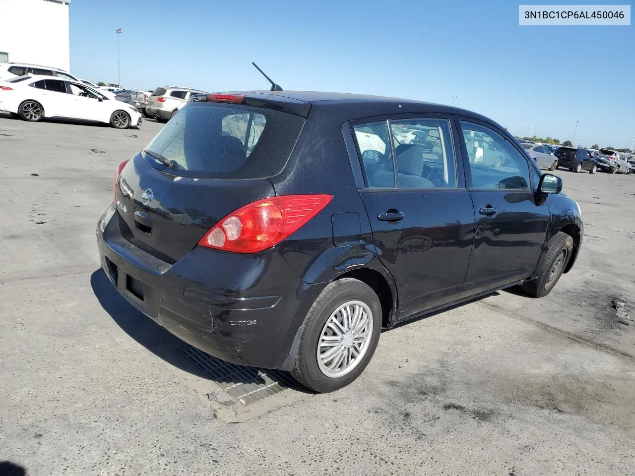 2010 Nissan Versa S VIN: 3N1BC1CP6AL450046 Lot: 67787584