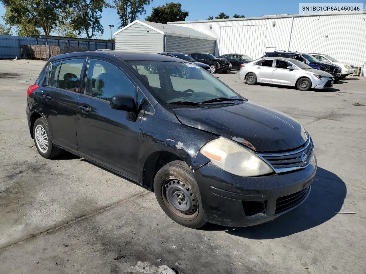 2010 Nissan Versa S VIN: 3N1BC1CP6AL450046 Lot: 67787584