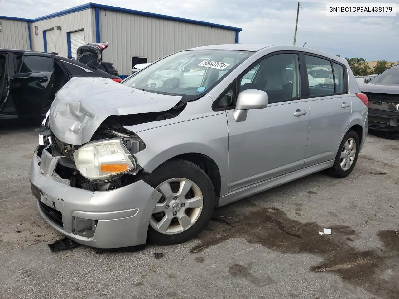 2010 Nissan Versa S VIN: 3N1BC1CP9AL438179 Lot: 68042074