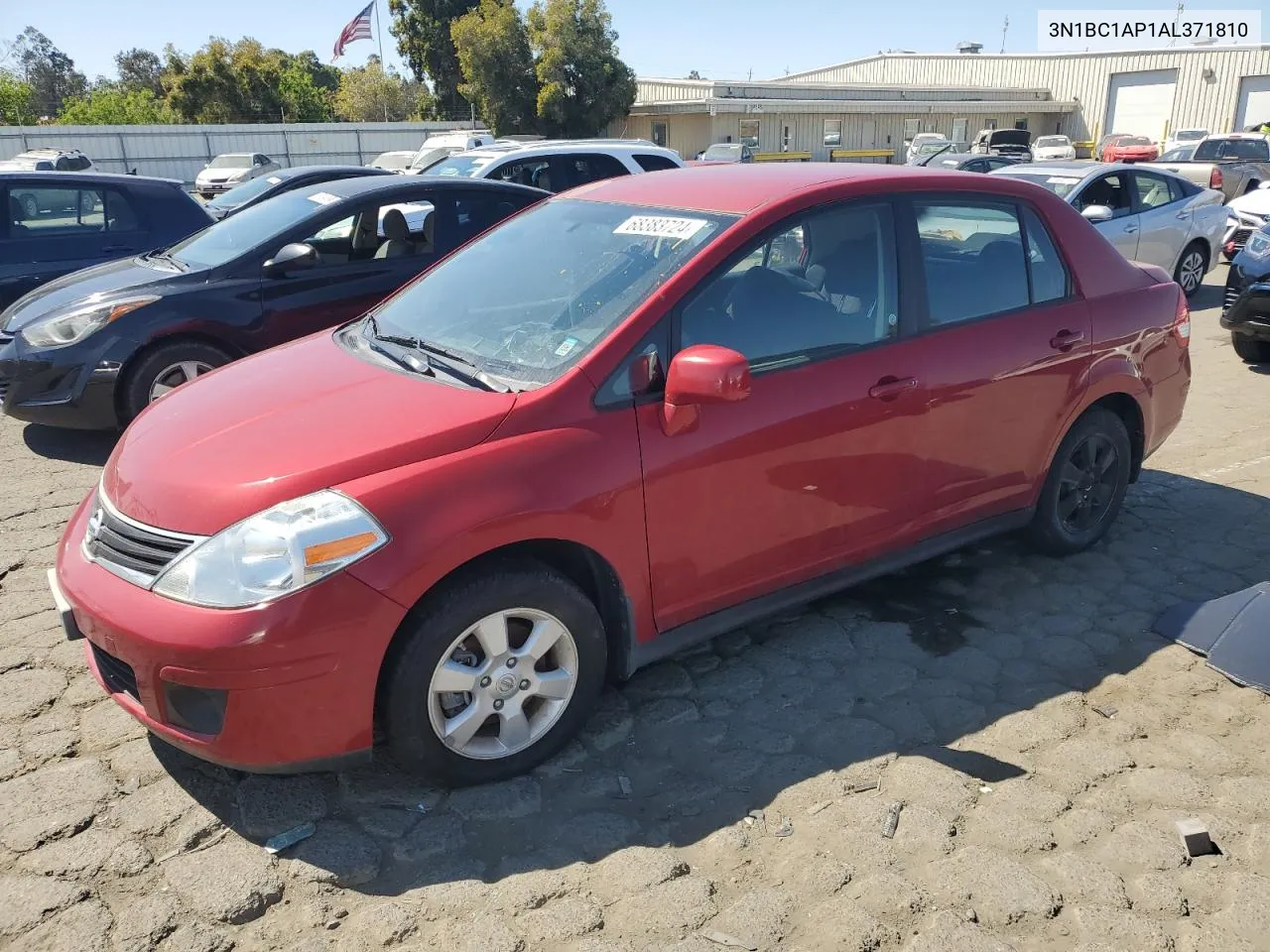 2010 Nissan Versa S VIN: 3N1BC1AP1AL371810 Lot: 68383724