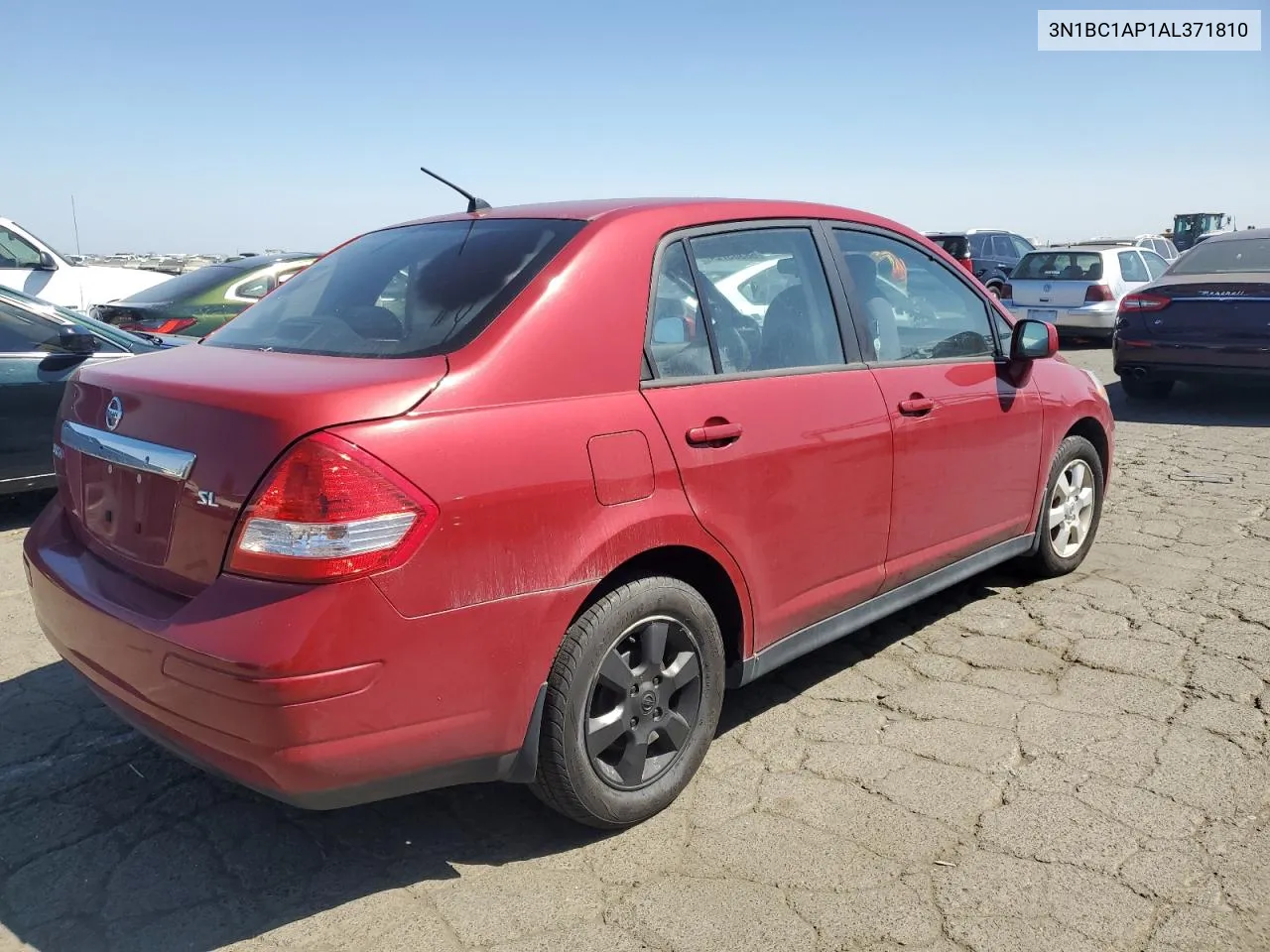 2010 Nissan Versa S VIN: 3N1BC1AP1AL371810 Lot: 68383724