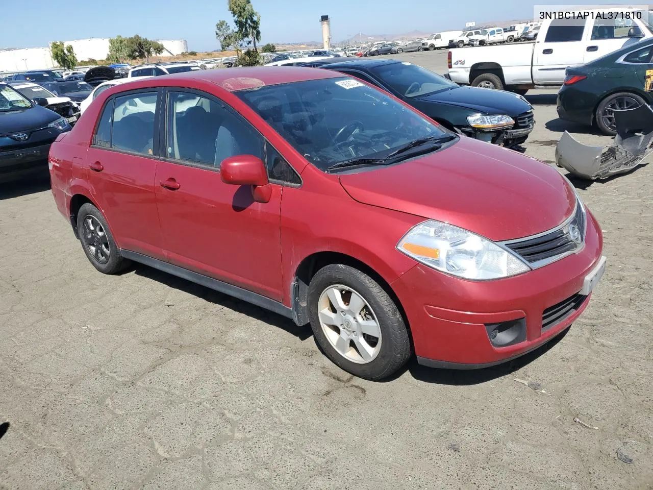 2010 Nissan Versa S VIN: 3N1BC1AP1AL371810 Lot: 68383724