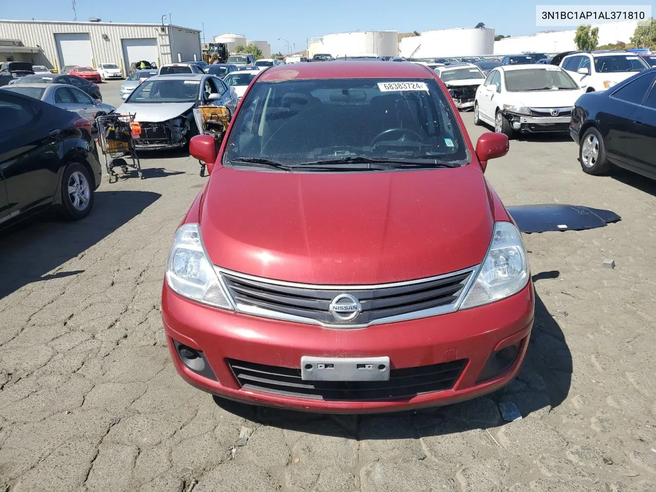 2010 Nissan Versa S VIN: 3N1BC1AP1AL371810 Lot: 68383724