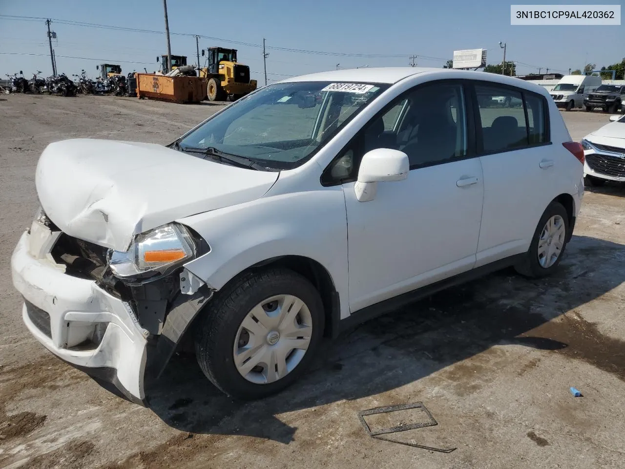 2010 Nissan Versa S VIN: 3N1BC1CP9AL420362 Lot: 68819724