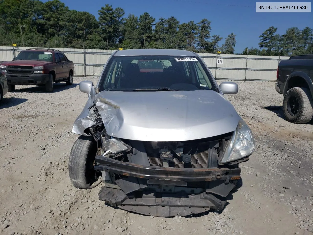 3N1BC1CP8AL466930 2010 Nissan Versa S