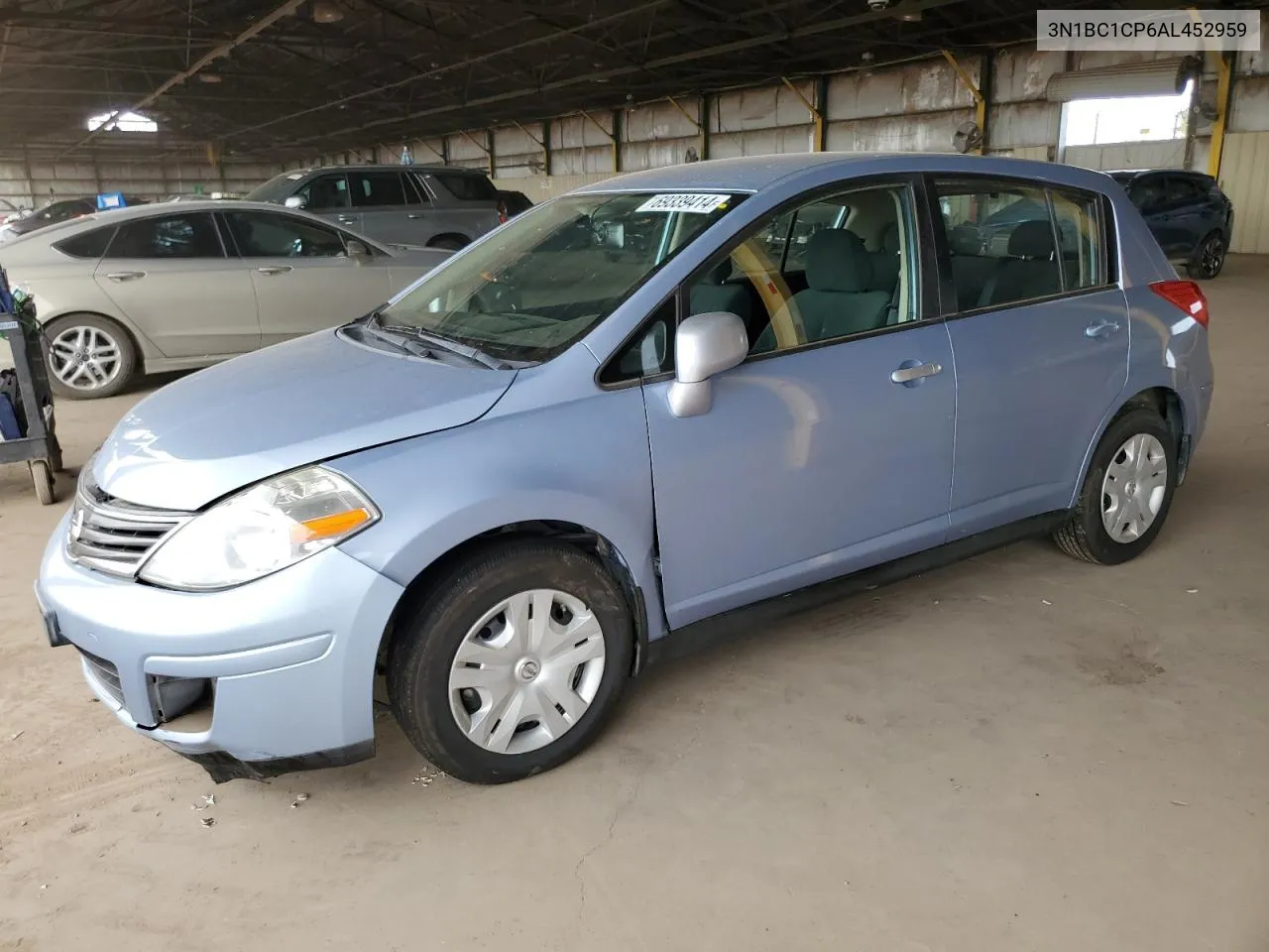 2010 Nissan Versa S VIN: 3N1BC1CP6AL452959 Lot: 69339414