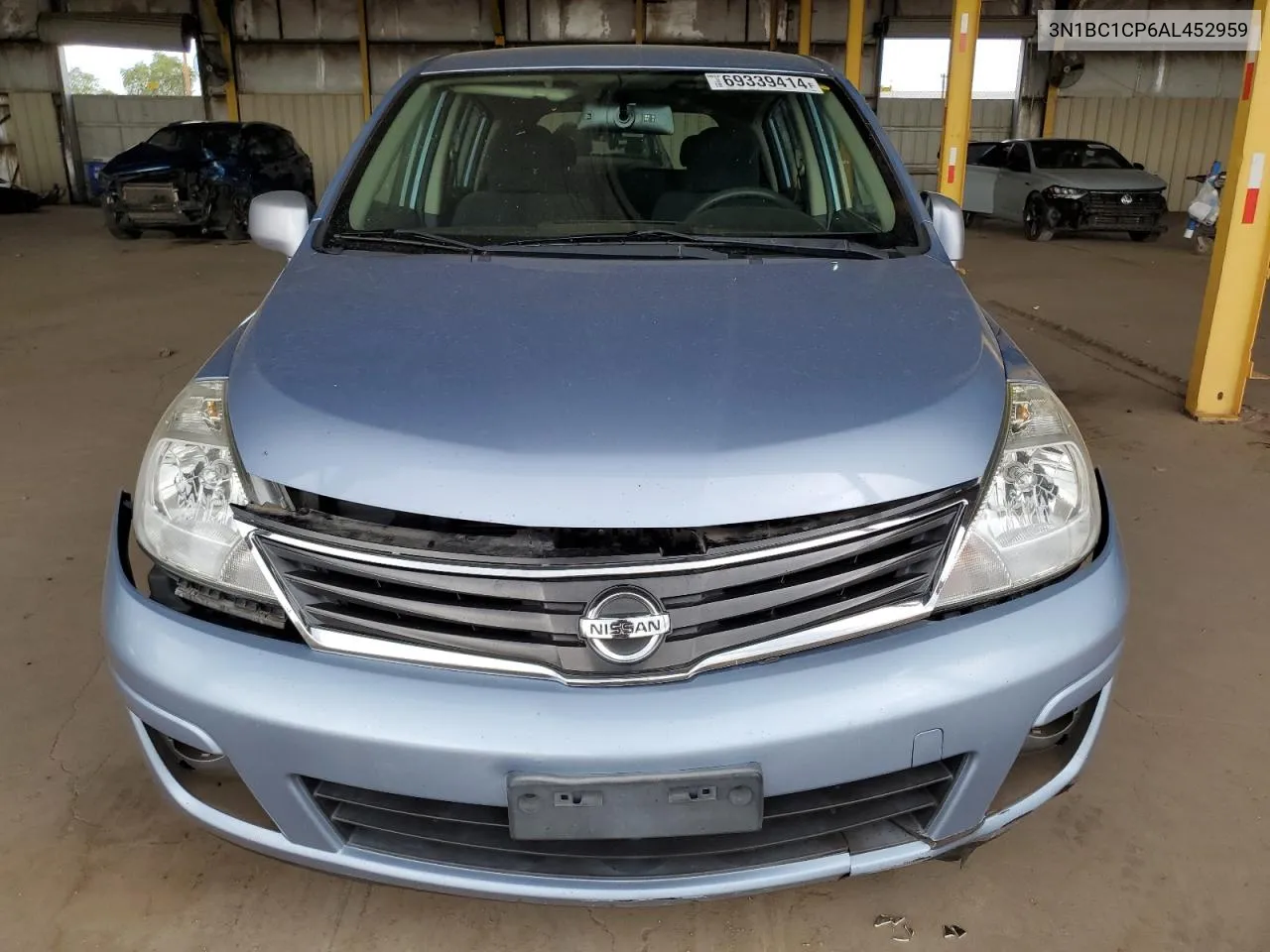 3N1BC1CP6AL452959 2010 Nissan Versa S