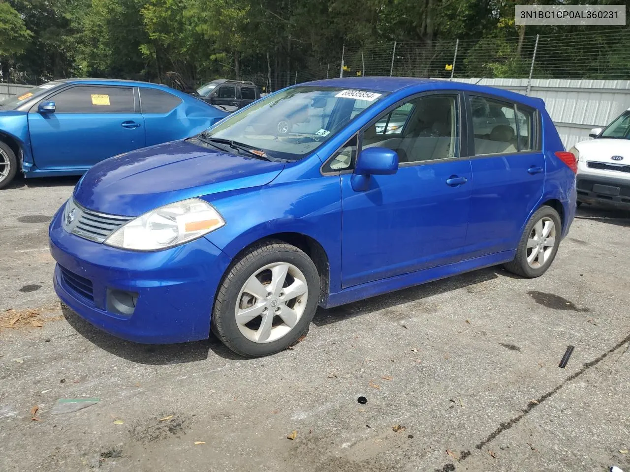 2010 Nissan Versa S VIN: 3N1BC1CP0AL360231 Lot: 69935854