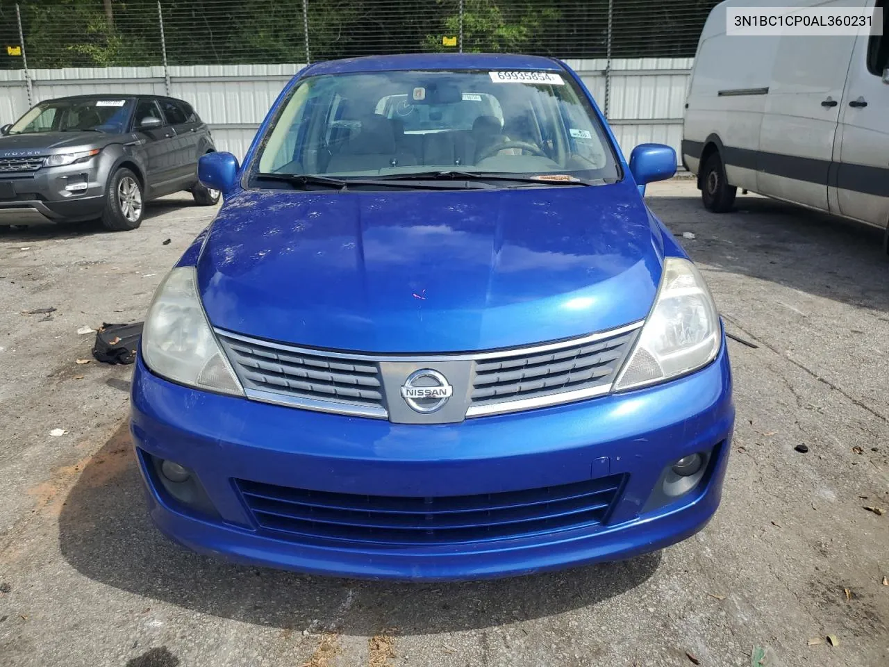 2010 Nissan Versa S VIN: 3N1BC1CP0AL360231 Lot: 69935854