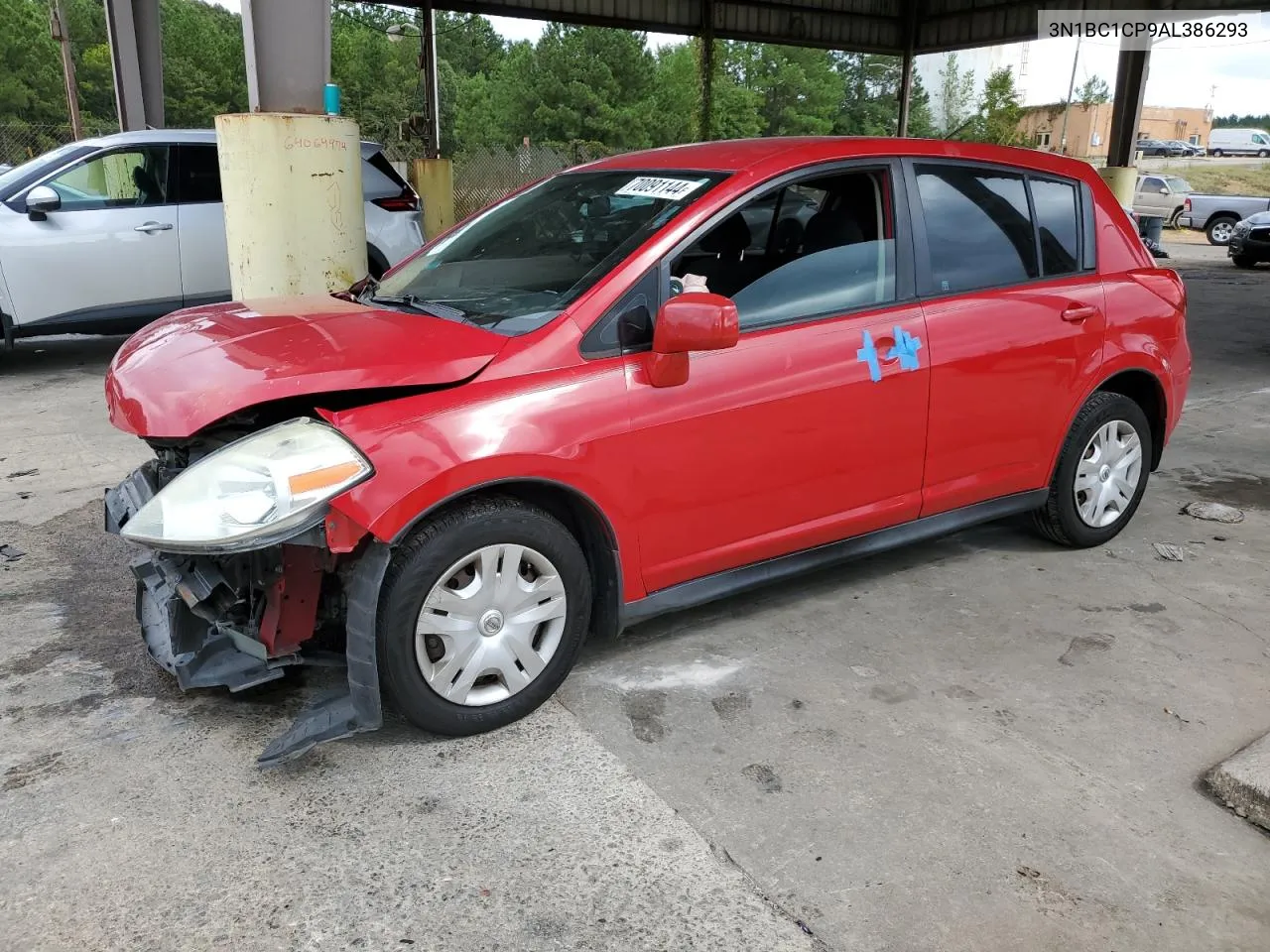 2010 Nissan Versa S VIN: 3N1BC1CP9AL386293 Lot: 70091144